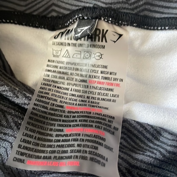 Womens Gymshark Geometric Leggings - Picture 5 of 6